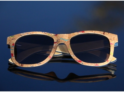 MALIO Kork & Bambus Sonnenbrille "Schwarz"