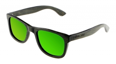 LIKO (BLACK EDITION) "Green" - Bamboo Sunglasses