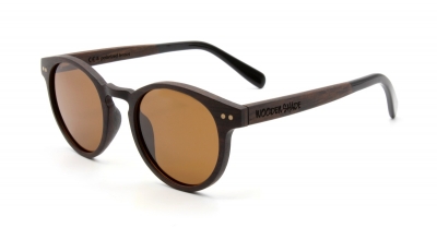 MAYA Ebony Wood Sunglasses "Brown"