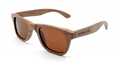 LIKO (SLIM) Walnut Wood Sunglasses "Brown"