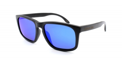 WOODBROOK (BLACK BAMBOO) "Blau" - Bambus Sonnenbrille