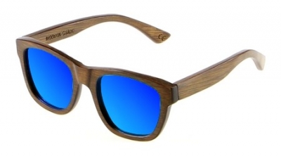 ANELA Bambus Sonnenbrille "Blau"