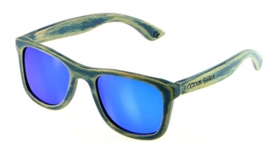 KALEA (SAMOA Edition) "Blue" - Bamboo Sunglasses