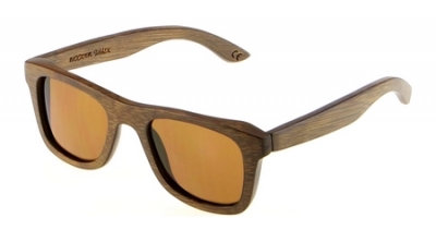 KALEA SLIM "Brown" Bamboo Sunglasses