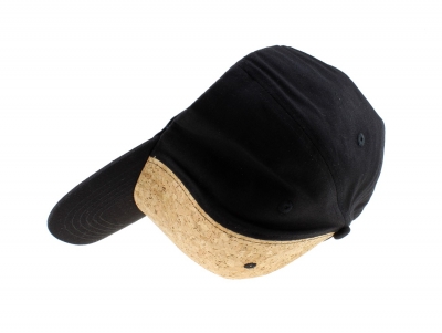 Kork Baseball Cap | Flexfit | Schwarz