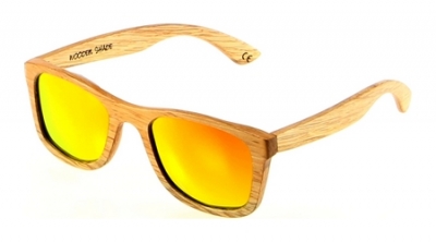 KALEA (Kalama Edition) "Orange" - Zebra Wood Sunglasses