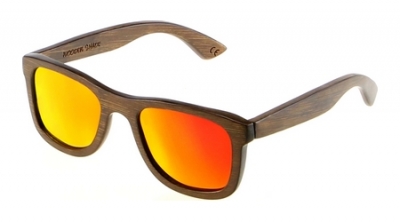 KALEA "Red" - Bamboo Sunglasses