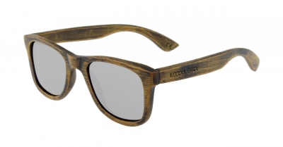 LIKO Vintage "Silver" - Bambus Sonnenbrille