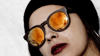 DARK LANEA (Bamboo Sunglasses) "Orange"