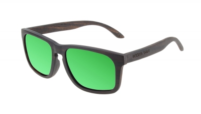 WOODBROOK "Green" - Ebony Wood Sunglasses