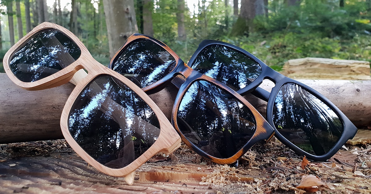 Bambus Holz Sonnenbrille Woodbrook Natural Vintage Coloured Frame Model 2018 2019