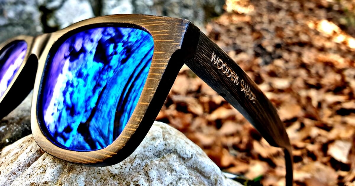 Holzsonnenbrille Liko Blue Bambus Herren Damen Polarisiert UV400 Bestseller 1