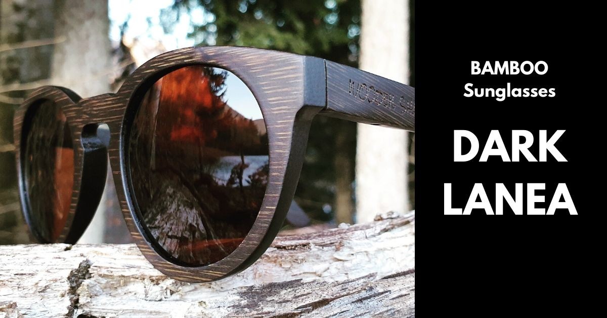 Bamboo Sunglasses "DARK LANEA" by Wooden Shade