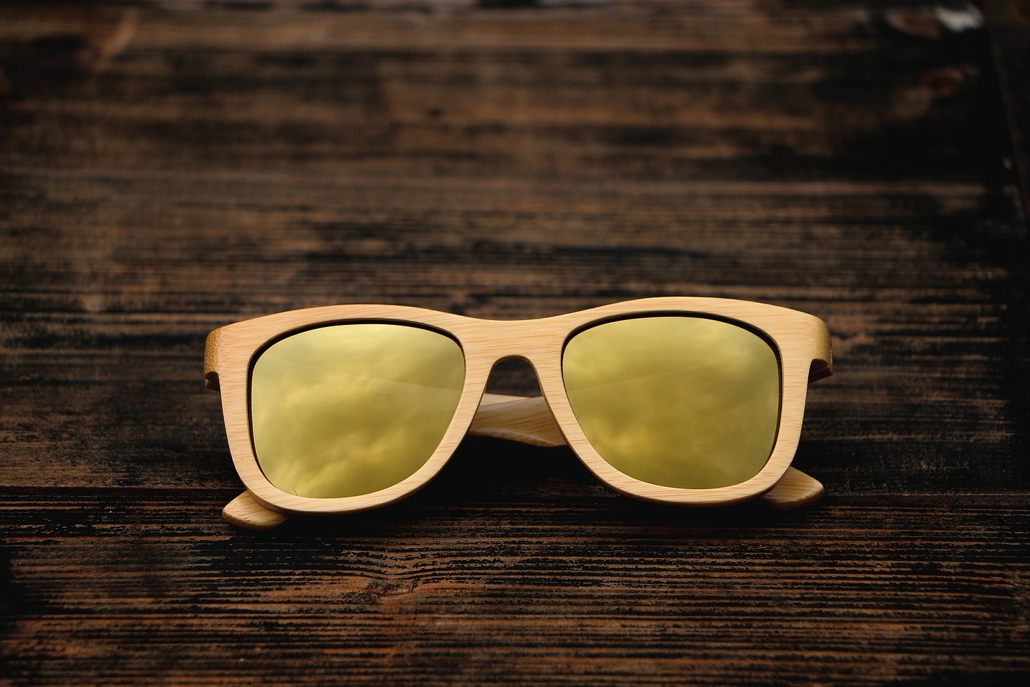 Wooden Shade Natural Classic Bambus Sonnenbrille Bamboo Sunglasses Bamboo Wooden Sunglasses Tirol Austria