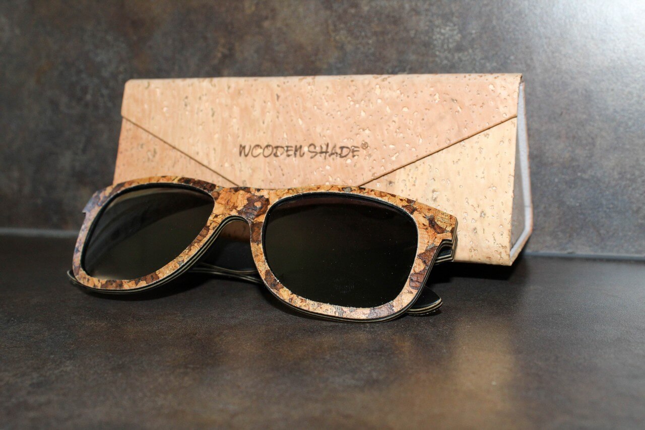 kork sonnenbrille aus holz wooden shade 1