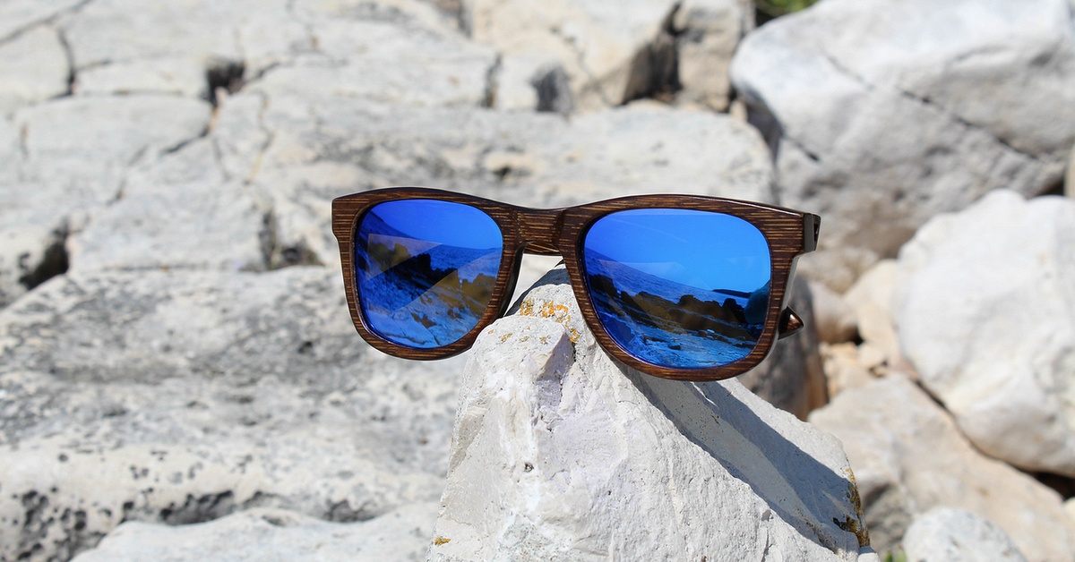 liko blue holz sonnenbrille aus bambus