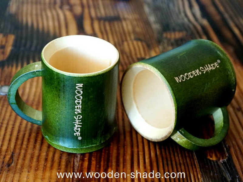 Bambus Kaffeetasse Tasse bamboo cup wooden shade