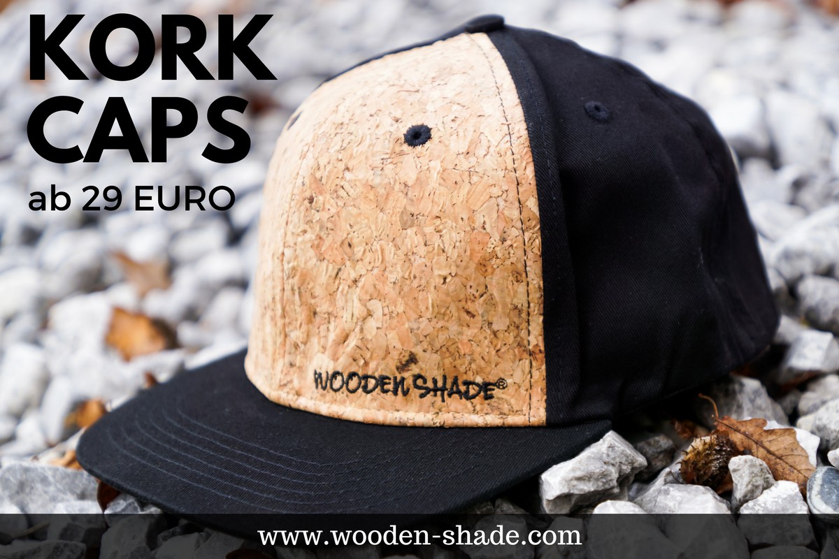 KORK CAPS CORK CAPS HUT Geldtasche Holzbrille WOODEN SHADE