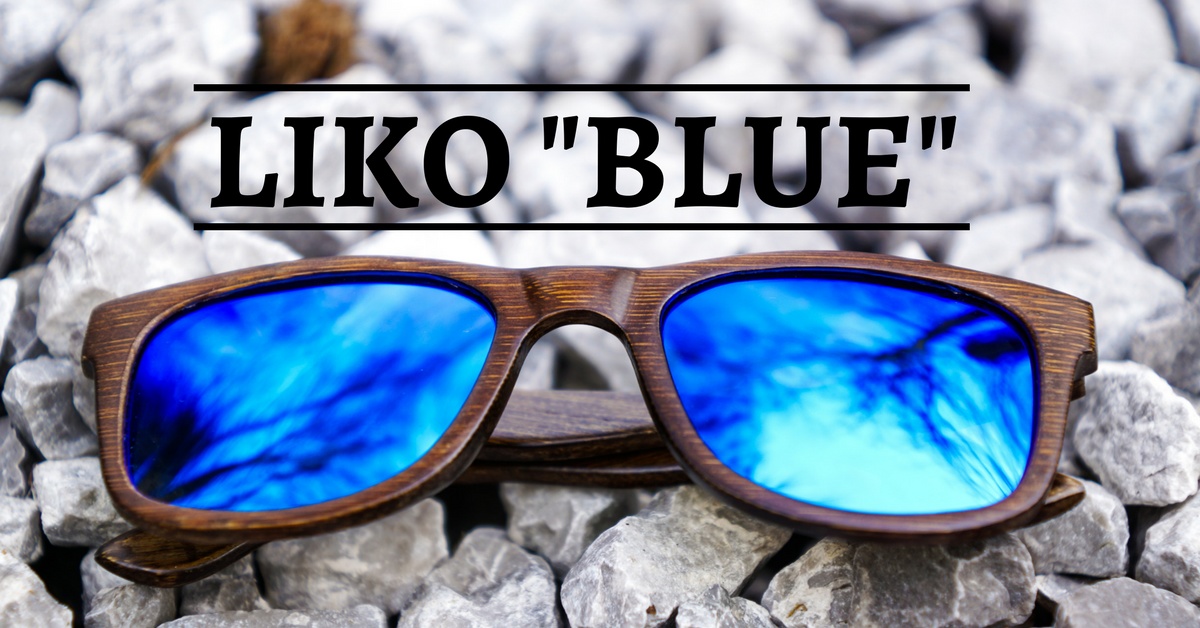 WOODEN SHADE Holz Sonnenbrille Bambus Holzbrille nachhaltig vegan tirol austria liko blue