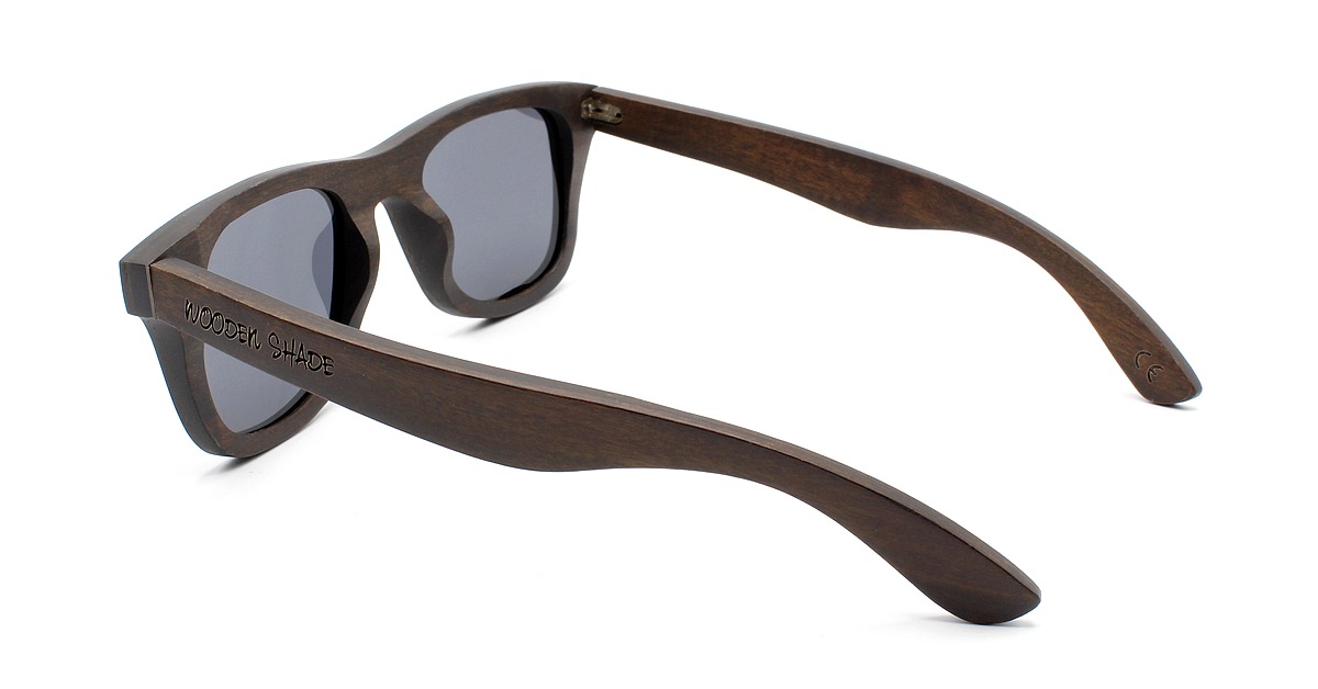 Ebony Sunglasses | KALEA SLIM | Black polarized lenses | Size: Medium for men & woman