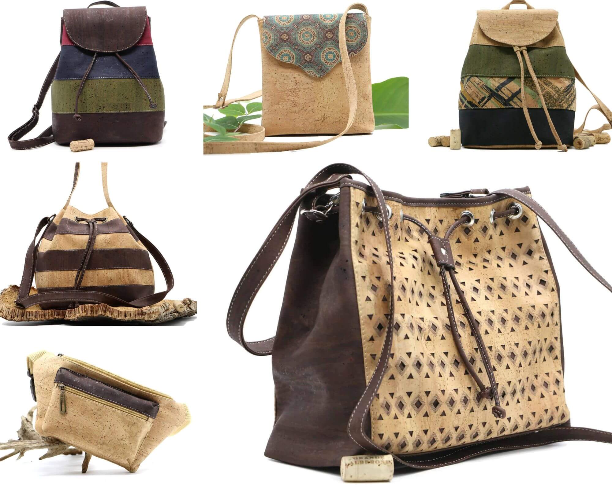 Kork Taschen | Handtaschen und Rucksäcke von Malandro Fashion | Official WOODEN SHADE Partner