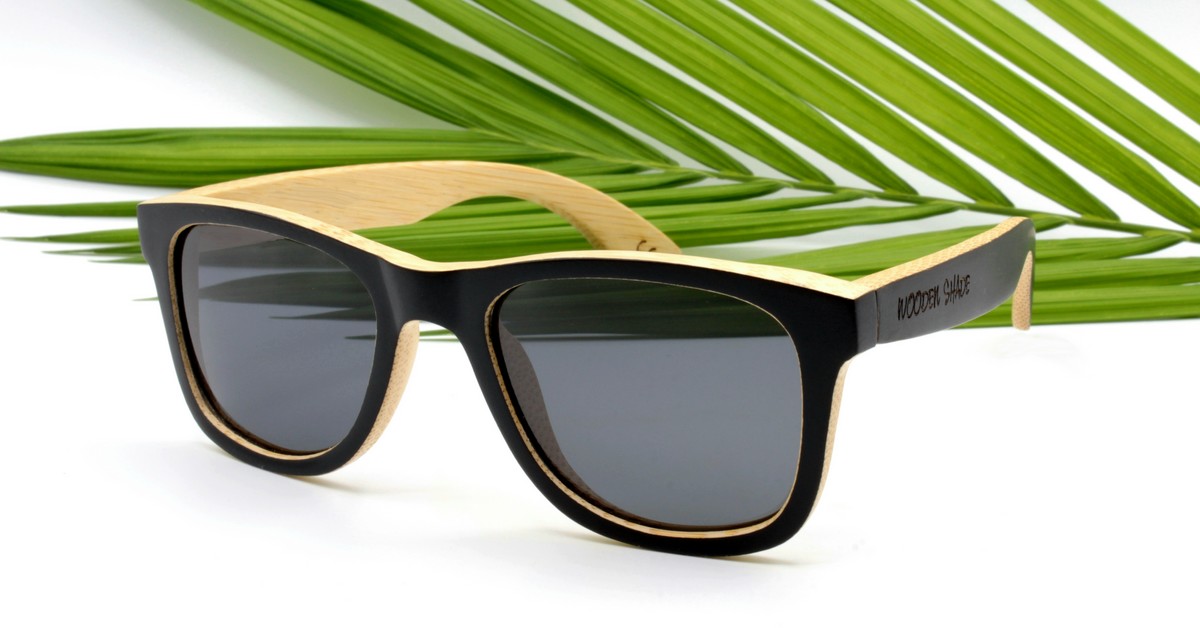 Bambus Sonnenbrille Schwarz WOODEN SHADE Sunglasses