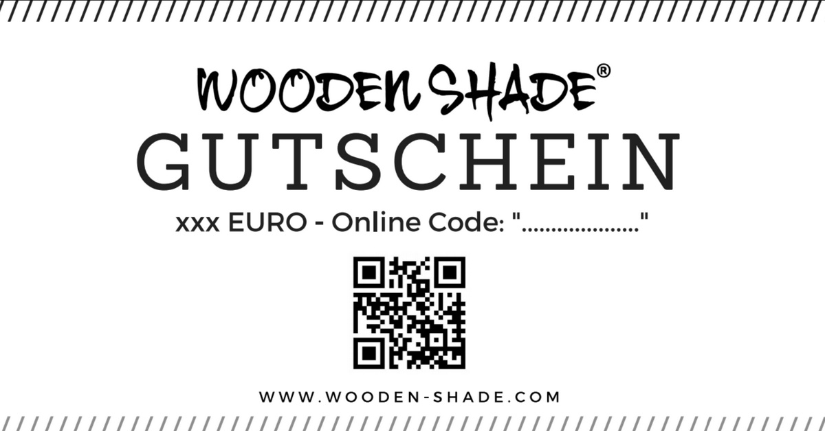 gutschein wooden shade