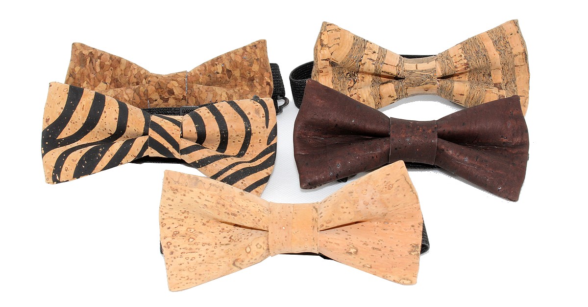 kork fliegen woodenshade cork bow tie